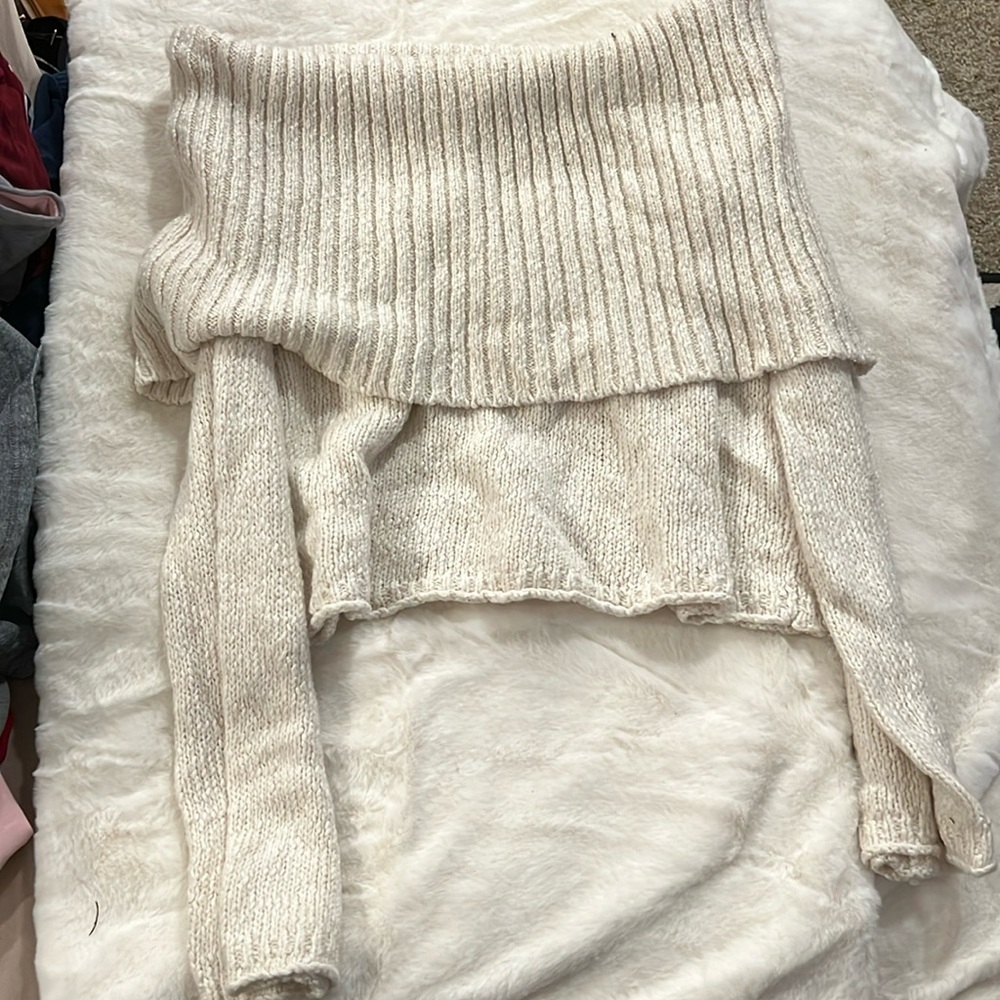 Aerie off the shoulder sweater